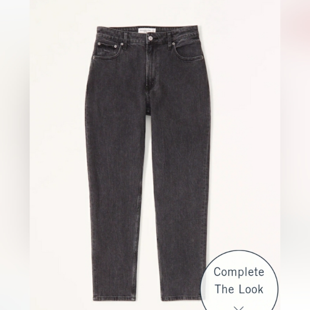 Abercrombie & Fitch Mom Jeans 28" Inseam  (New)